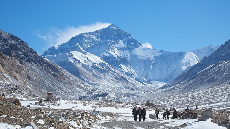 Everest in Tibet